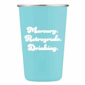 NEW PAPERSALT stainless steel cup in mercury retrograde drinking